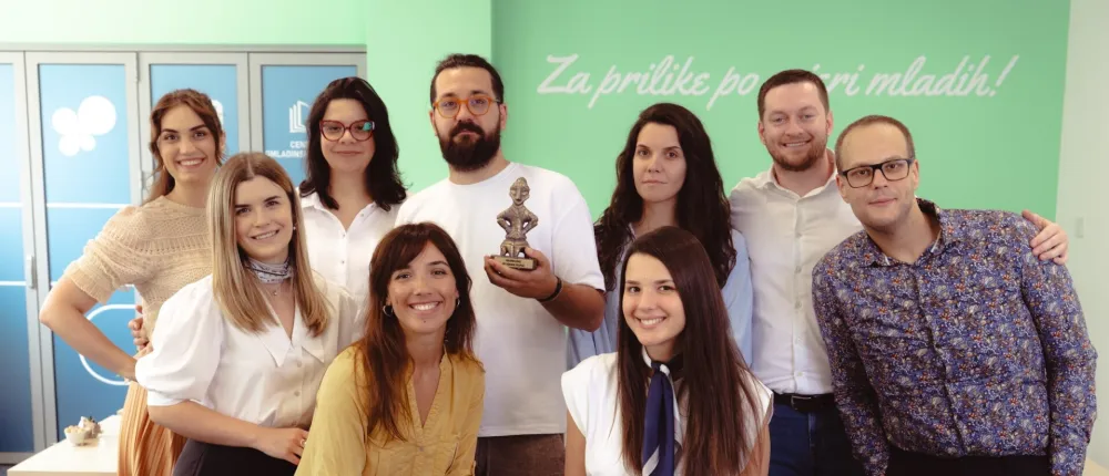 Projektni tim NVO COE dobitnik evropskog priznanja EYCA Excellence nagrada