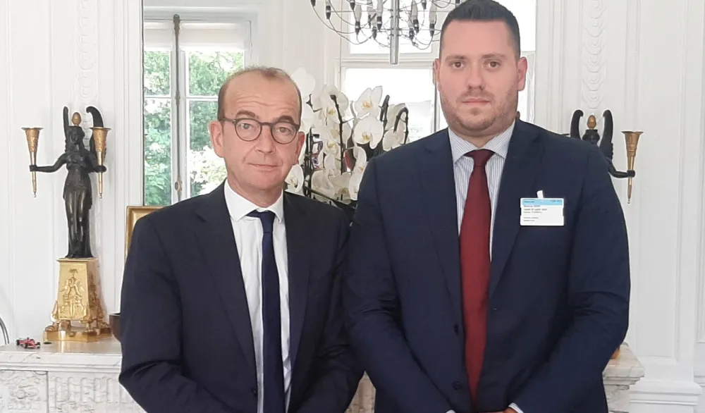 Stani&scaron;ić sa generalnim sekretarima Senata i Nacionalne skup&scaron;tine Francuske