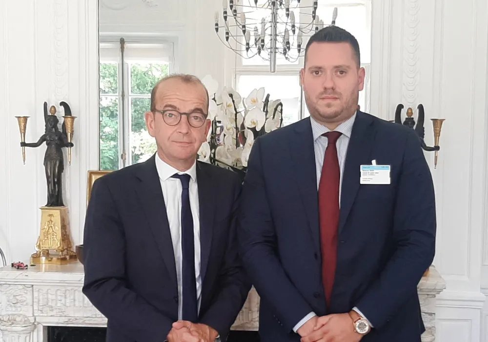 Stani&scaron;ić sa generalnim sekretarima Senata i Nacionalne skup&scaron;tine Francuske