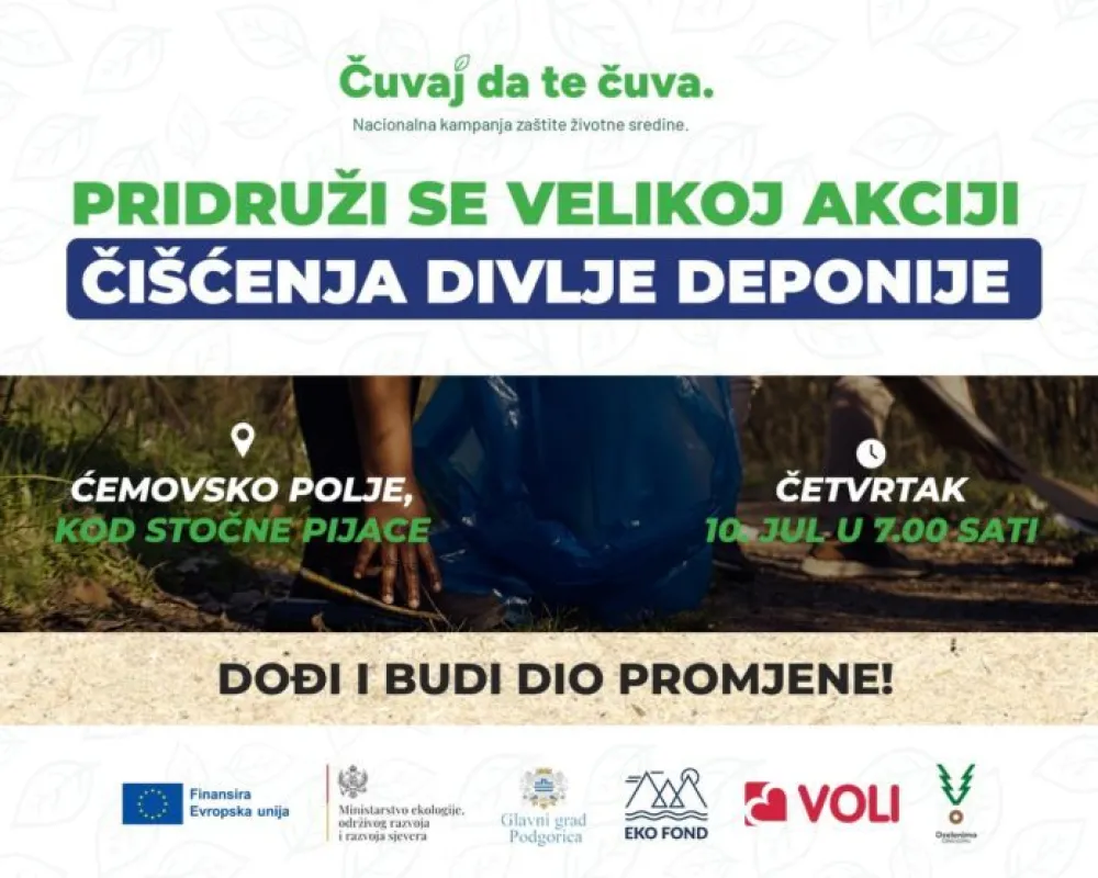 Akcija či&scaron;ćenja na Ćemovskom polju u okviru nacionalne kampanje za&scaron;tite životne sredine
