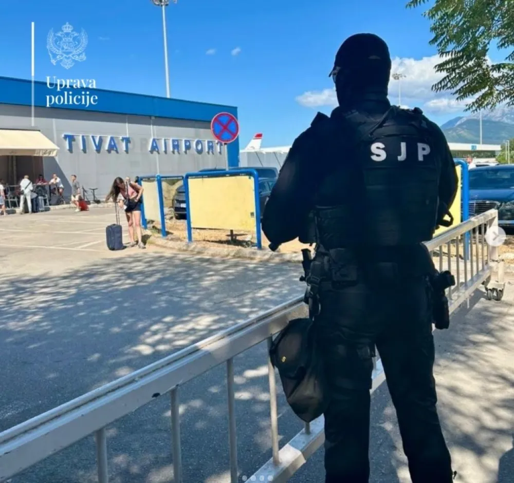 Pojačane mjere bezbjednosti na Aerodromu Tivat