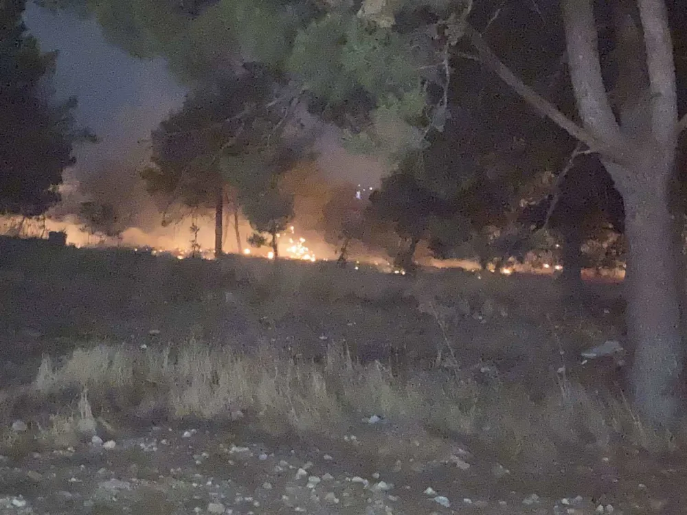 (VIDEO) Gorelo nisko rastinje između JYSK-a i Dekar pumpe