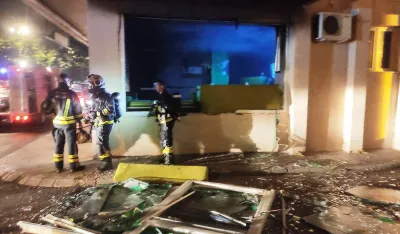 Eksplozija i požar u kladionici u Nik&scaron;iću