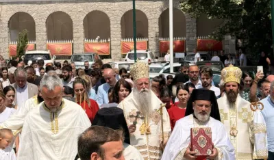 Petrovdanski sabor i litija održani na Cetinju