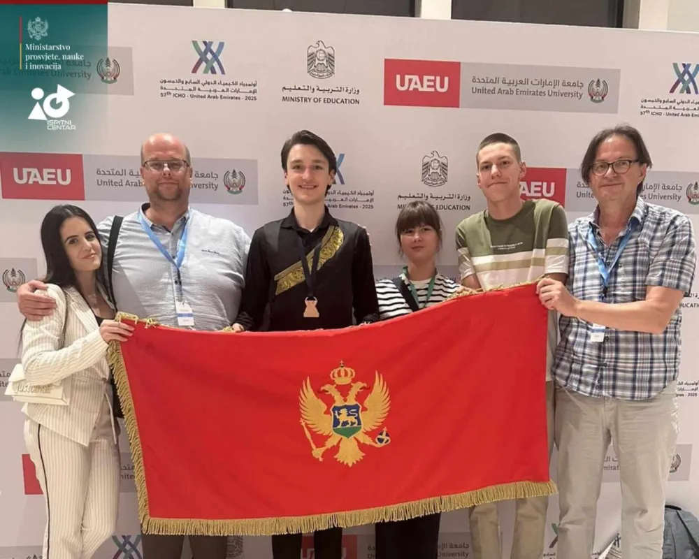 Na Dan državnosti zavijorila se crnogorska zastava u Dubaiju &ndash; istorijski uspjeh na Međunarodnoj olimpijadi iz hemije