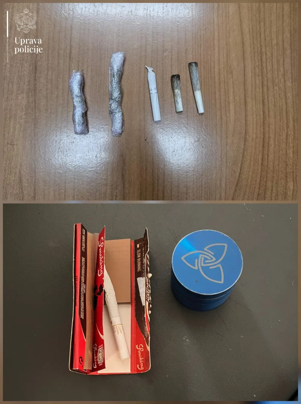 Berane: Krivične i prekr&scaron;ajne prijave zbog zloupotrebe narkotika, pronađena marihuana, tablete ksanaks, bajonet...