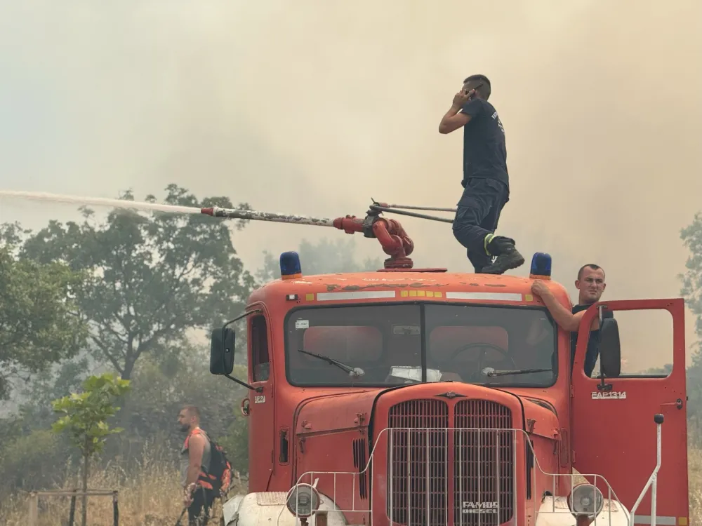 Služba za&scaron;tite i spa&scaron;avanja Podgorica, požari, vatrogasci