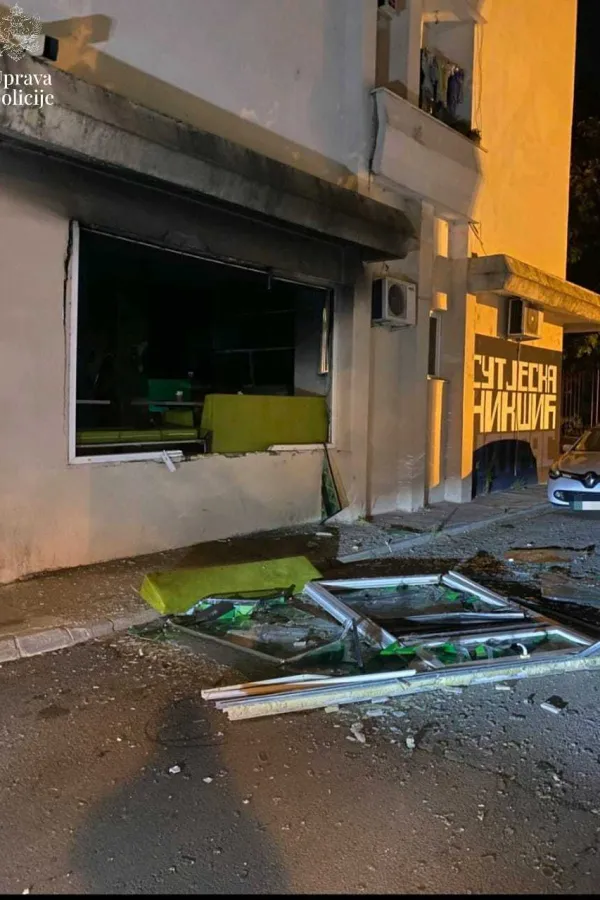 Policija rasvijetlila podmetanje požara u sportskoj kladionici u Nik&scaron;iću; jedno lice uhap&scaron;eno, drugo u bjekstvu