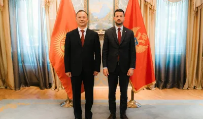 Milatović primio akreditivna pisma novoimenovanih ambasadora Australije, Južnoafričke Republike, Kraljevine Tajland, Repubilike Kirgistan