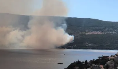 Veliki požar u Njivicama, kraj Herceg Novog