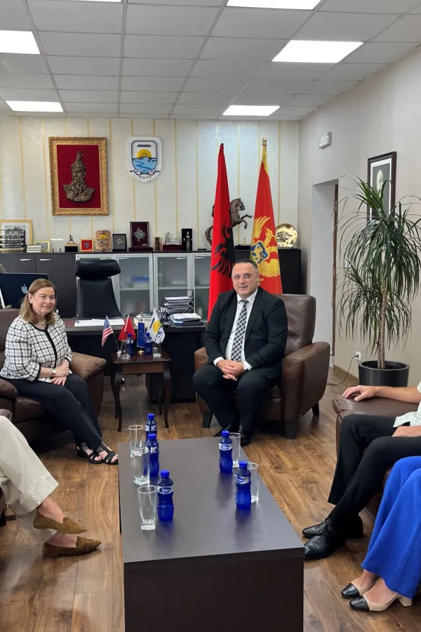 Rajnke posjetila Tuzi: Sa čelnicima op&scaron;tine razmotrene inicijative koje mogu doprinijeti razvoju
