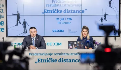 Istraživanje CEDEM-a: Zabilježen niži nivo etničke distance kod mladih do 30 godina