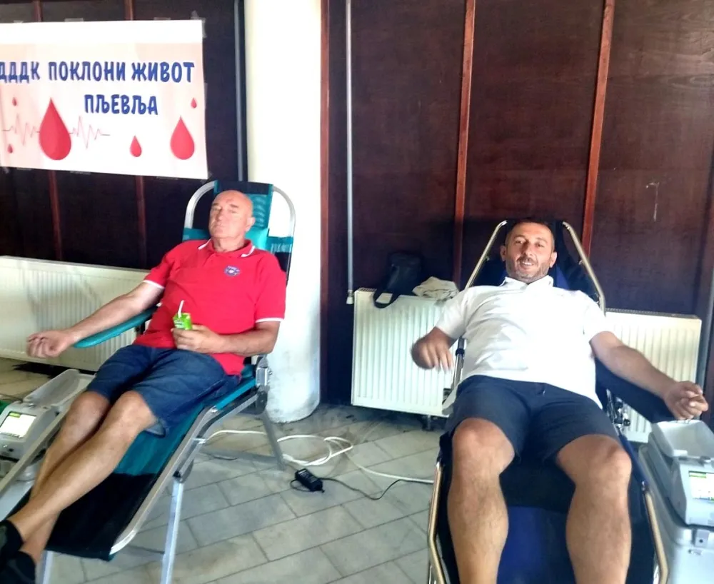 Humanisti iz 25 klubova u Pljevljima darivali 94 jedinice krvi