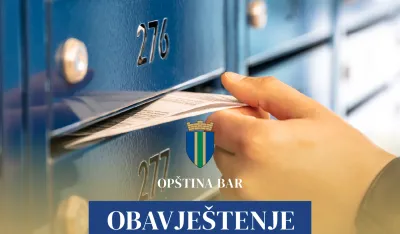 Započeto uručenje rje&scaron;enja za porez na nepokretnosti i turističku taksu za 2025. godinu