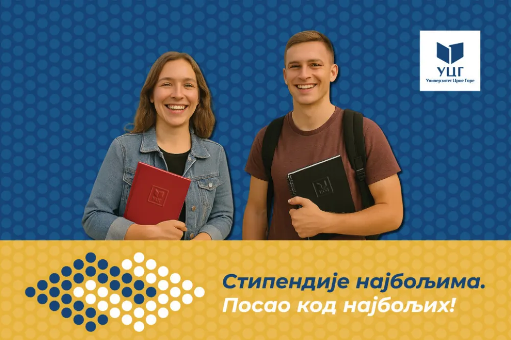 Institucionalni podsticaj studentskoj izvrsnosti: Univerzitet Crne Gore obezbijedio vi&scaron;e od 70 stipendija