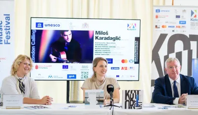 Ekskluzivni koncert "London Calling"- Jovanović, Lakičević i generalni direktor kompanije Adriatic Marinas David Margason