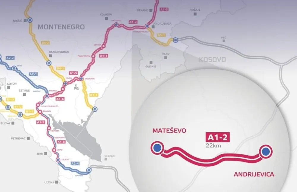 Auto-put do Andrijevice u brojkama: Četiri km tunela, sedam km mostova, zavr&scaron;etak radova planiran za 2030.