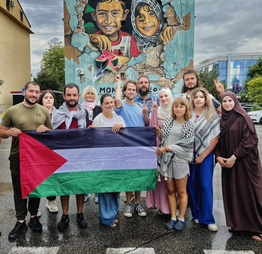 FOTO: Pokret Solidarnosti sa Palestinom