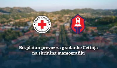 Besplatan prevoz za građanke Cetinja na skrining mamografiju od 1. avgusta