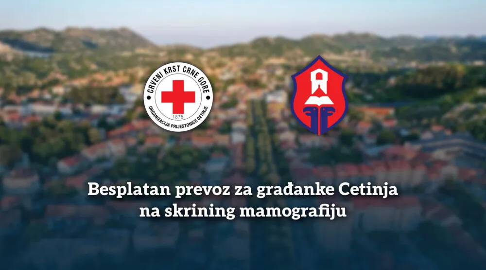 Besplatan prevoz za građanke Cetinja na skrining mamografiju od 1. avgusta