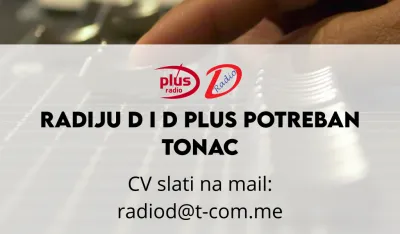 Radiju D i D plus potreban tonac