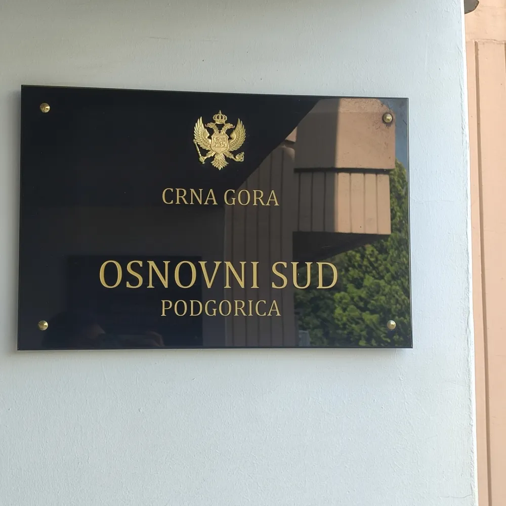 Osnovni sud Podgorica - izvje&scaron;taj za prvu polovinu 2025.: Uprkos manjku sudija rije&scaron;eno preko 100% predmeta