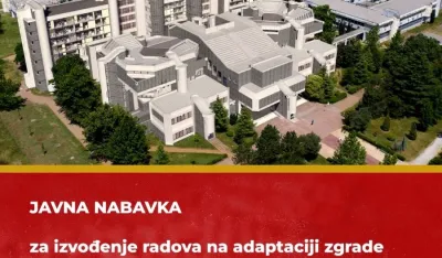 Ministarstvo javnih radova raspisalo javnu nabavku za adaptaciju zgrade Tehničkih fakulteta u Podgorici