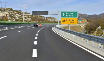 Odabrana padinska varijanta: Auto-put maksimalno zaobilazi urbano područje