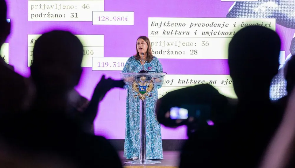 Vujović: Rast ulaganja u kulturu potvrđuje strate&scaron;ki značaj kulturno-umjetničkog stvarala&scaron;tva
