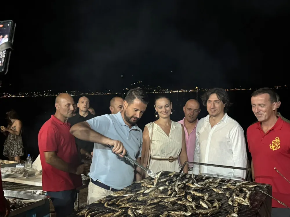 Jakov MIlatović na Fe&scaron;ti od ribe i vina u Kra&scaron;ićima