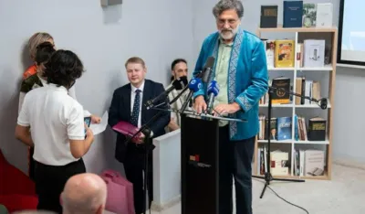 Radomir Uljarević tokom obraćanja&nbsp;