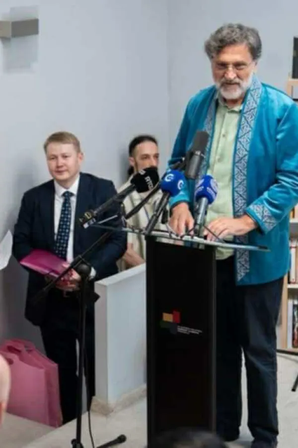Radomir Uljarević tokom obraćanja&nbsp;