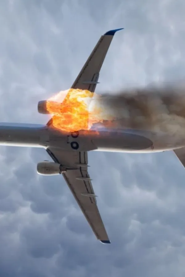 Sru&scaron;io se avion kod Majorke