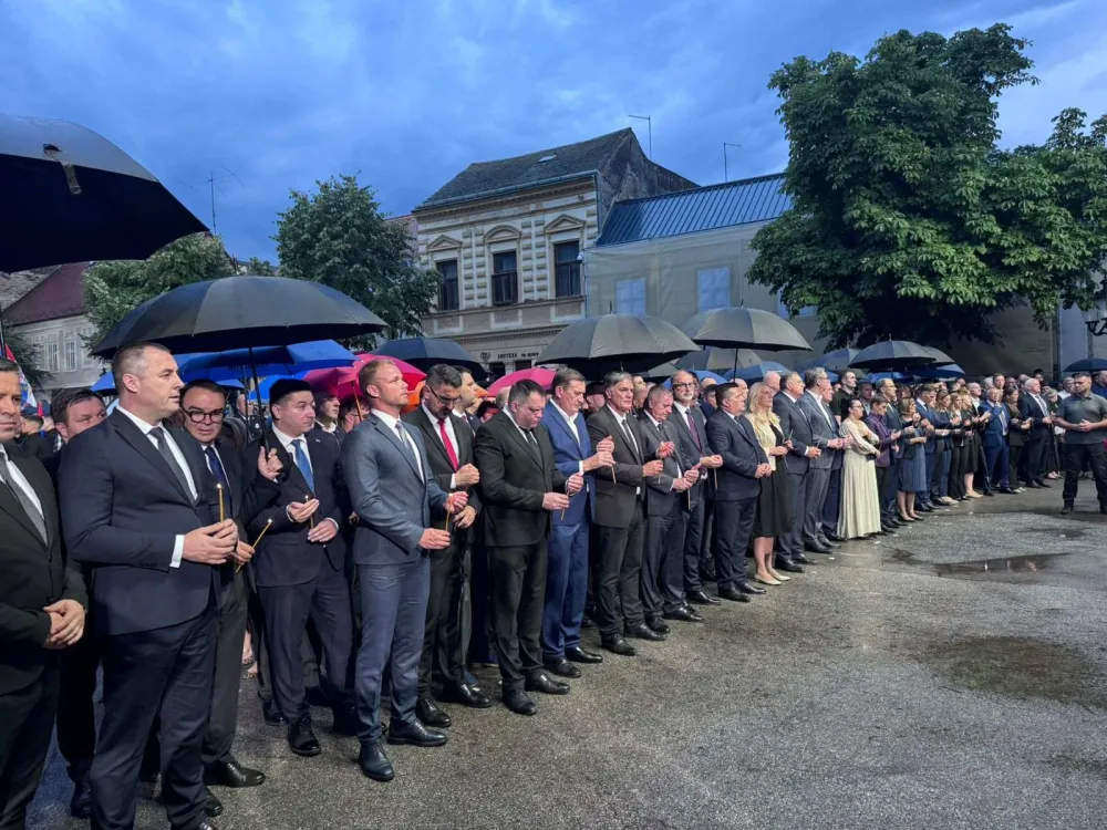 &Scaron;ćekić, Kovačević, Vrane&scaron; i Đoković u Sremskim Karlovcima na obilježavanju "Oluje"