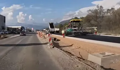 Radovi na dionici Tivat - Jaz