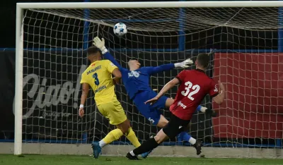 Prvo gol Radusinovića na večera&scaron;njem meču u Tuzima