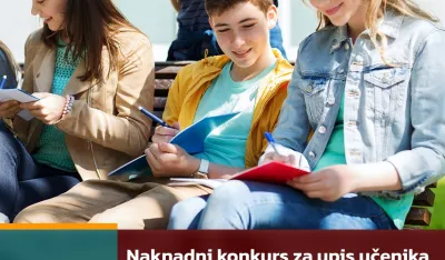 Naknadni upis u srednje &scaron;kole