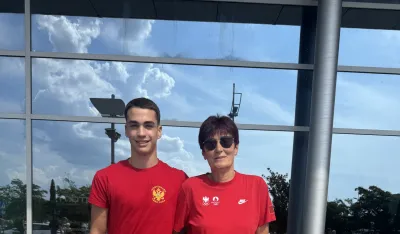 Roćenović sa svojom trenericom