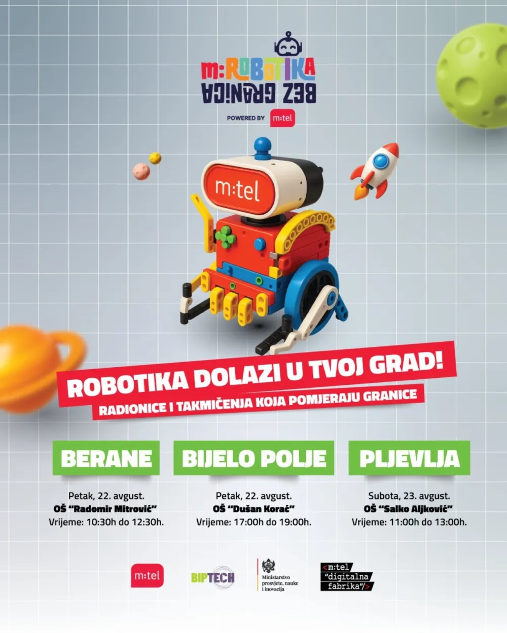 Robotika u Beranama, Bijelom Polju i Pljevljima