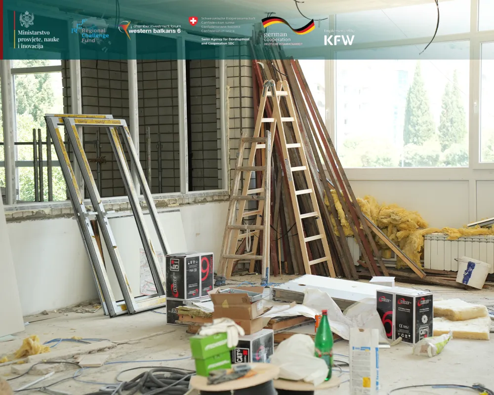 Radovi na adaptaciji prostora namijenjenog realizaciji nastave na smjeru hotelijersko-turistički tehničar