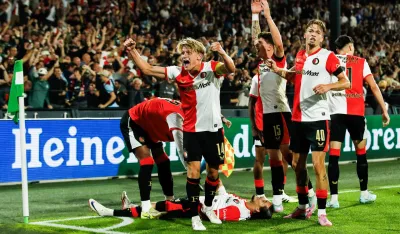 Slavlje igrača Fejenorda