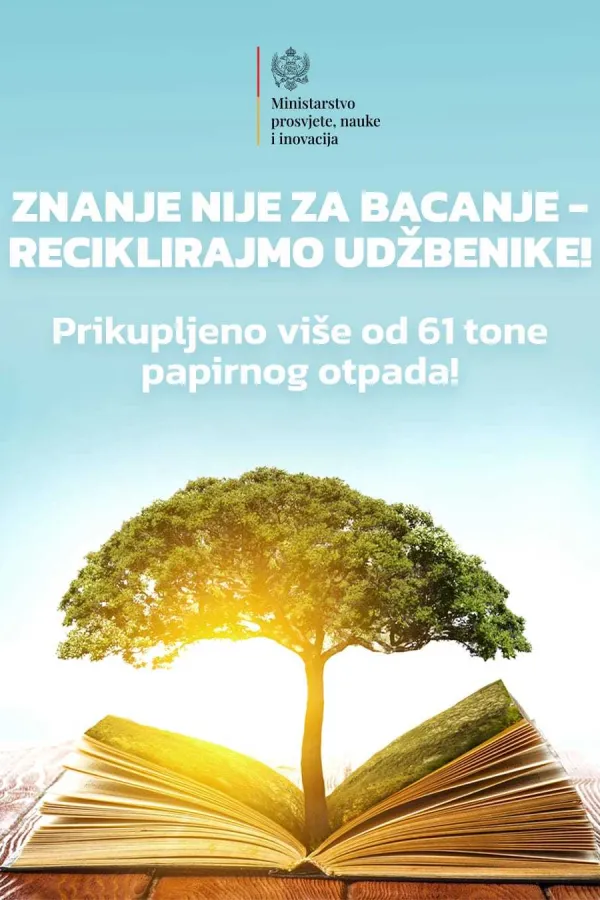 Znanje nije za bacanje &ndash; reciklirajmo udžbenike