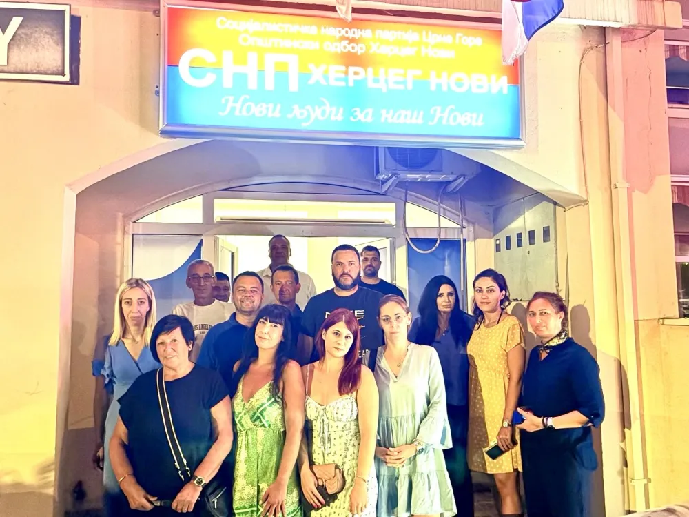 Svilanović na čelu hercegnovskog SNP, jednoglasna podr&scaron;ka Dragoslavu &Scaron;ćekiću na predstojećem kongresu