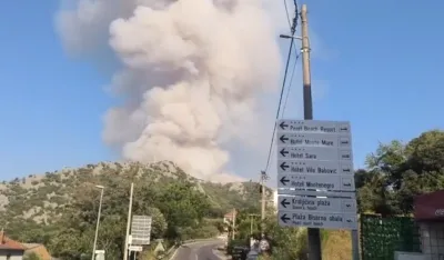 (VIDEO) Situacija u Čanju i na Volujici pod kontrolom, u Nik&scaron;iću aktivan jedan požar, stigao kanader iz Hrvatske