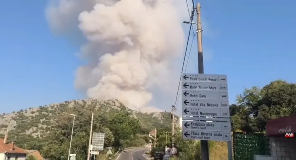 (VIDEO) Situacija u Čanju i na Volujici pod kontrolom, u Nik&scaron;iću aktivan jedan požar, stigao kanader iz Hrvatske