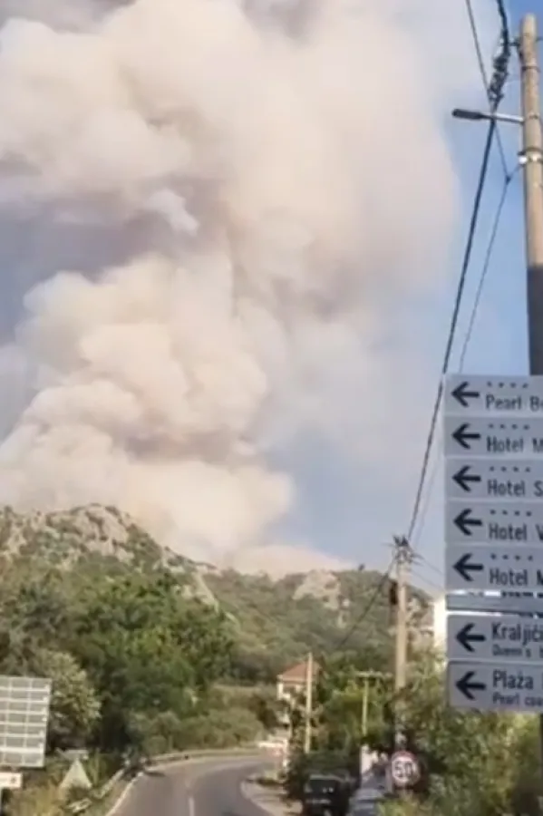 (VIDEO) Situacija u Čanju i na Volujici pod kontrolom, u Nik&scaron;iću aktivan jedan požar, stigao kanader iz Hrvatske