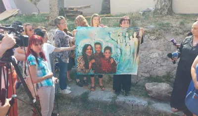 Okupljanje građana na Cetinju povodom treće godi&scaron;njice masakra u Medovini