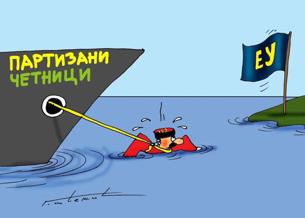 Goran &Scaron;ćekić karikatura Dana