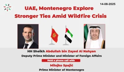 Spajić sa vicepremijerom UAE: Emirati &scaron;alju dva&nbsp;helikoptera za pomoć u ga&scaron;enju požara