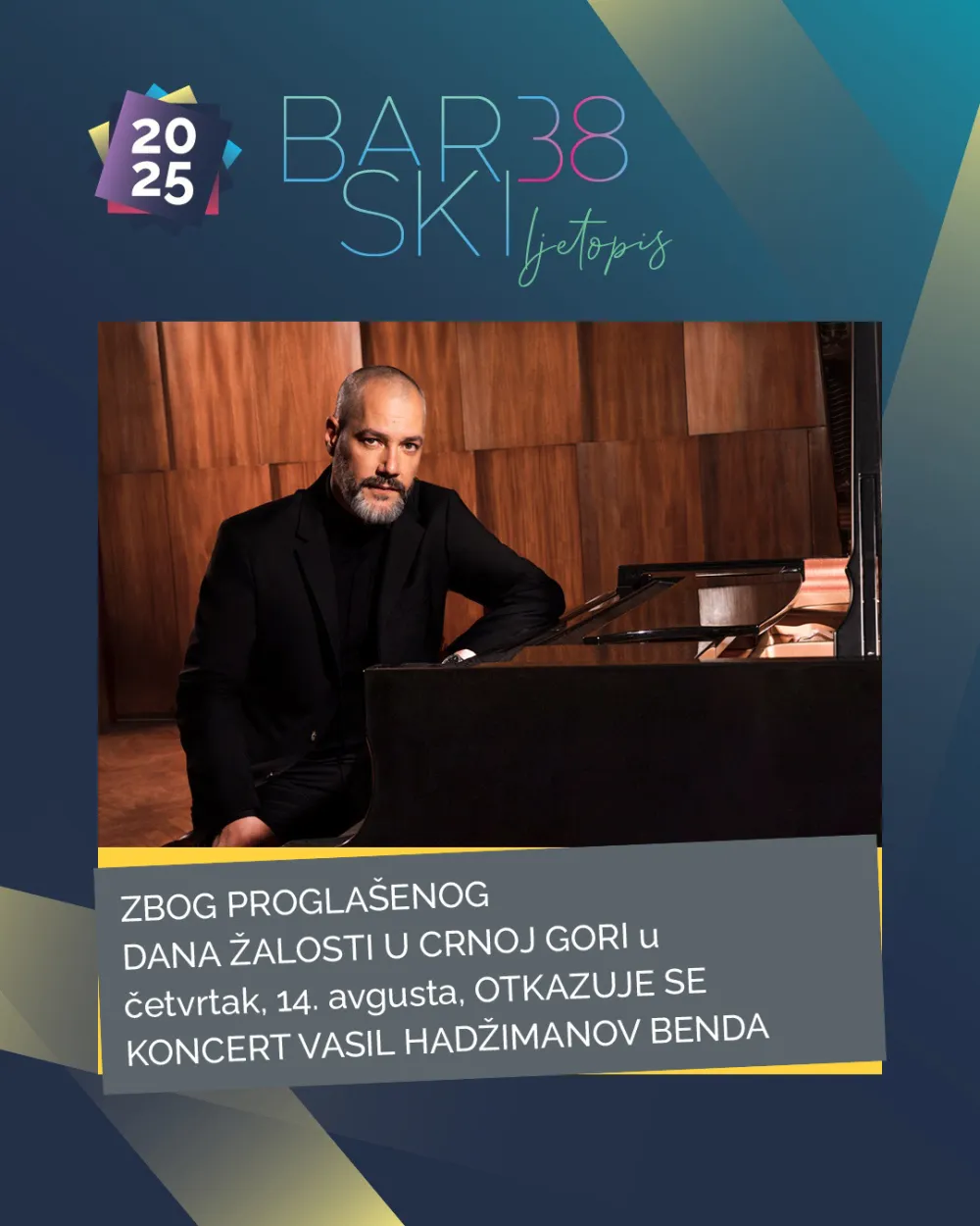 Otkazan koncert Hadžimanova i benda